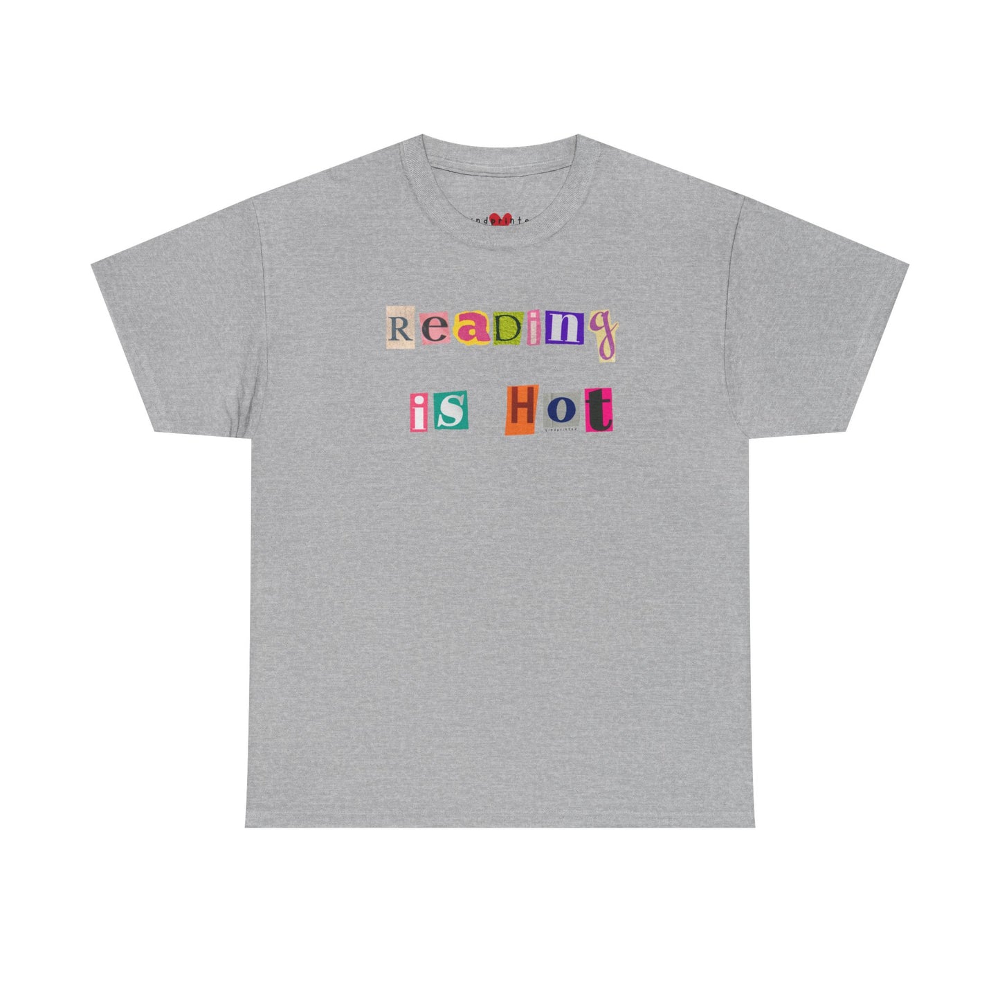 "Reading Is Hot" Unisex Heavy Cotton Tee - Perfect for Book Lovers