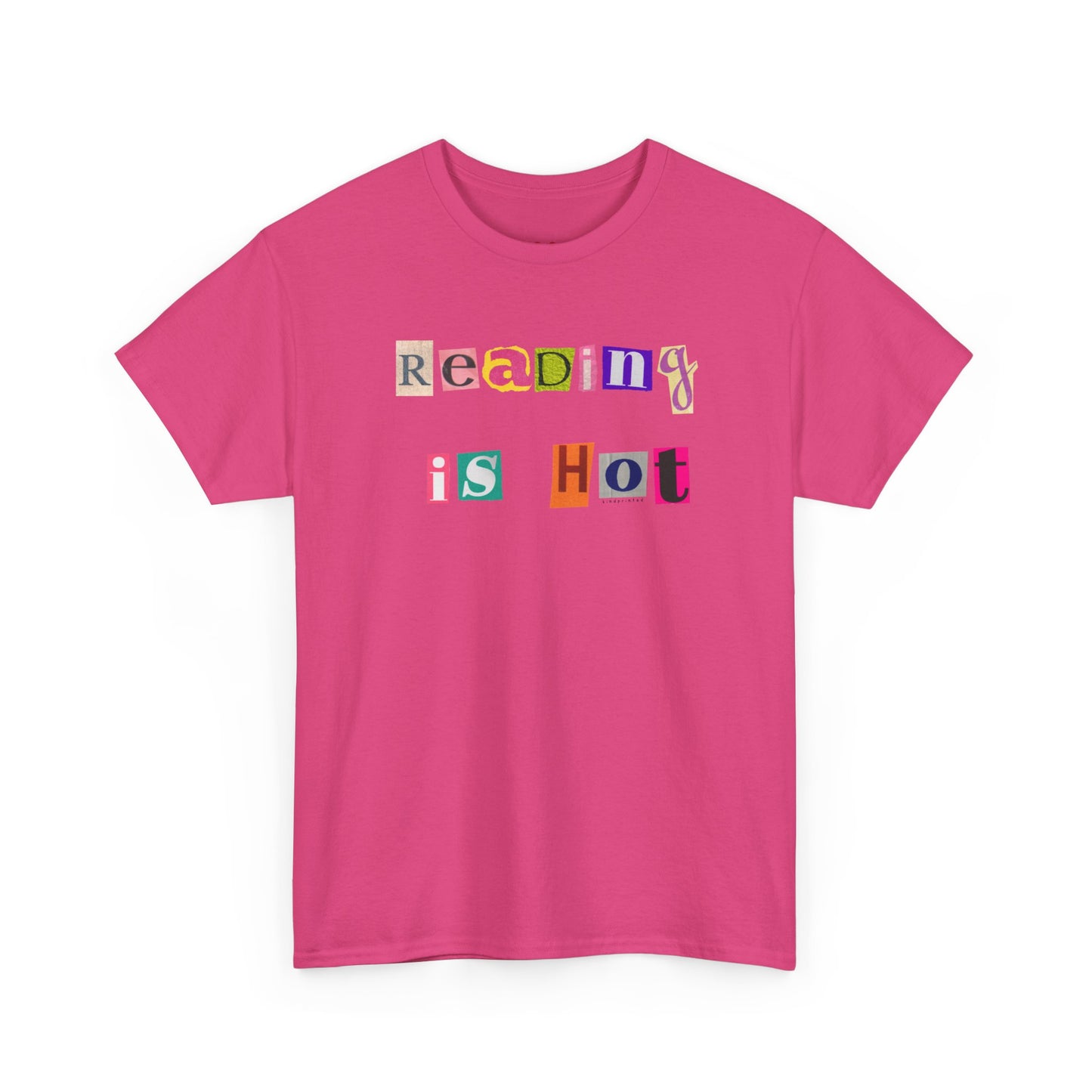 "Reading Is Hot" Unisex Heavy Cotton Tee - Perfect for Book Lovers