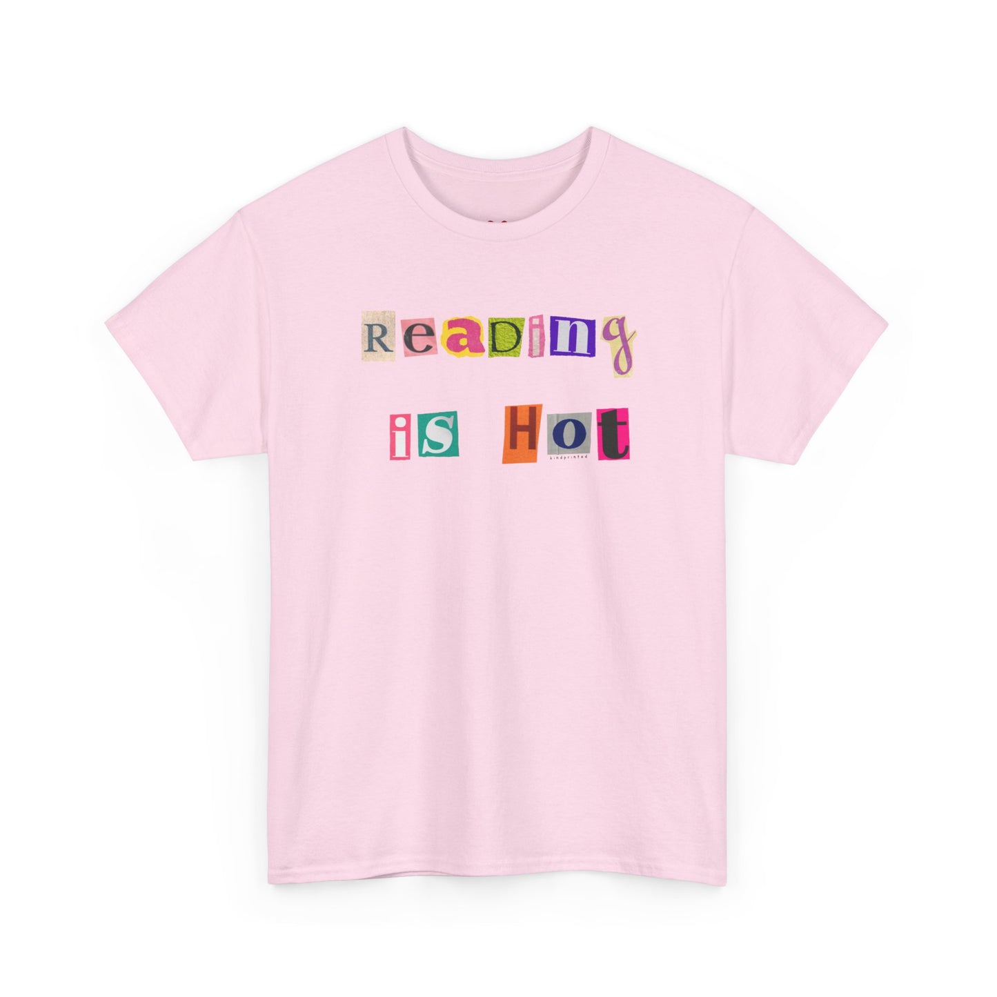 "Reading Is Hot" Unisex Heavy Cotton Tee - Perfect for Book Lovers