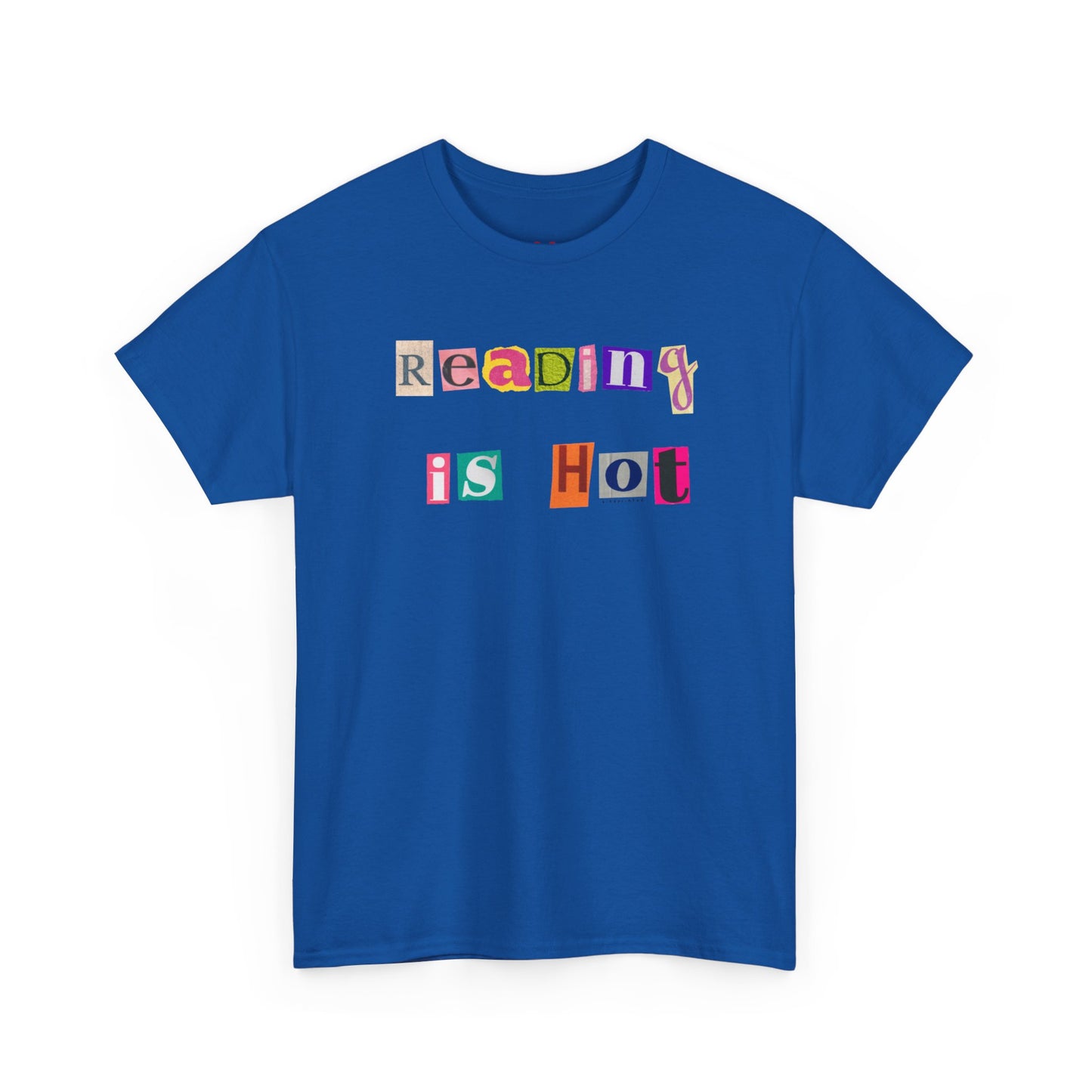 "Reading Is Hot" Unisex Heavy Cotton Tee - Perfect for Book Lovers