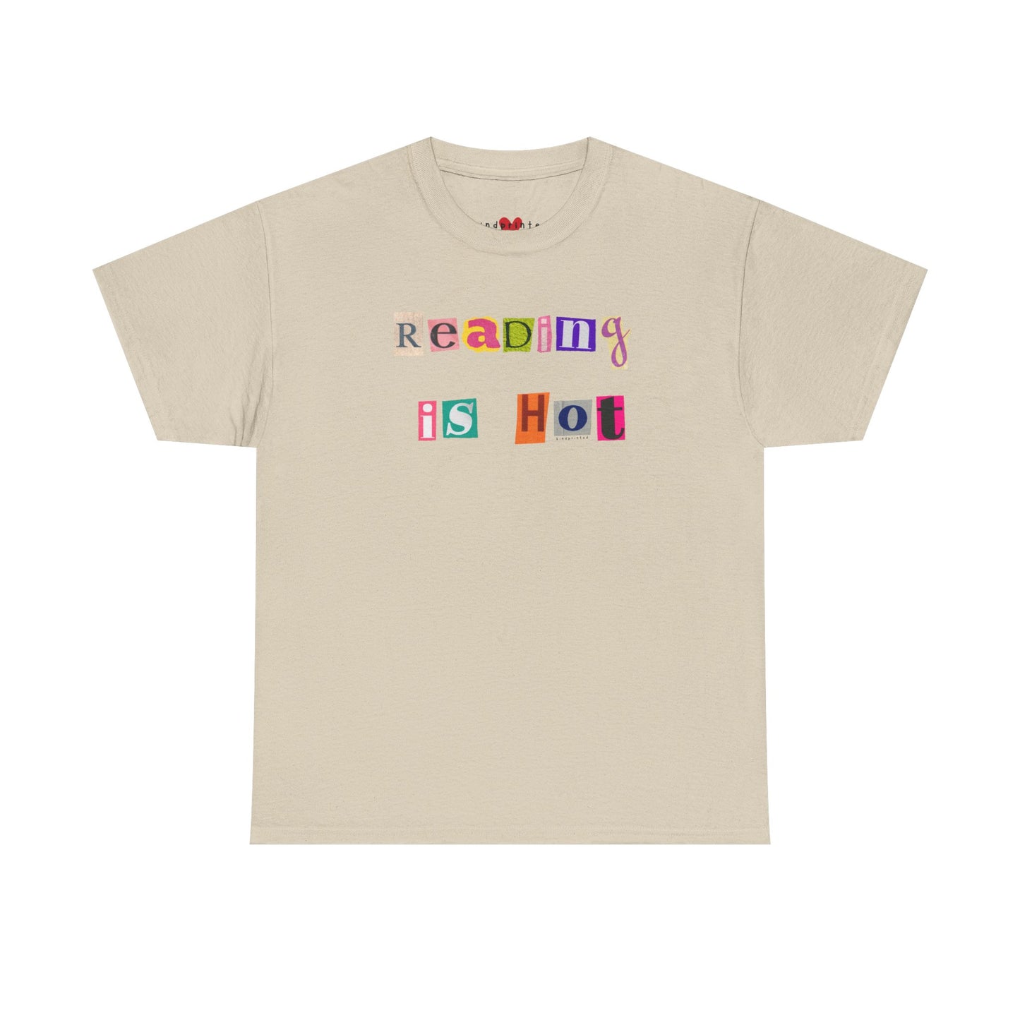 "Reading Is Hot" Unisex Heavy Cotton Tee - Perfect for Book Lovers