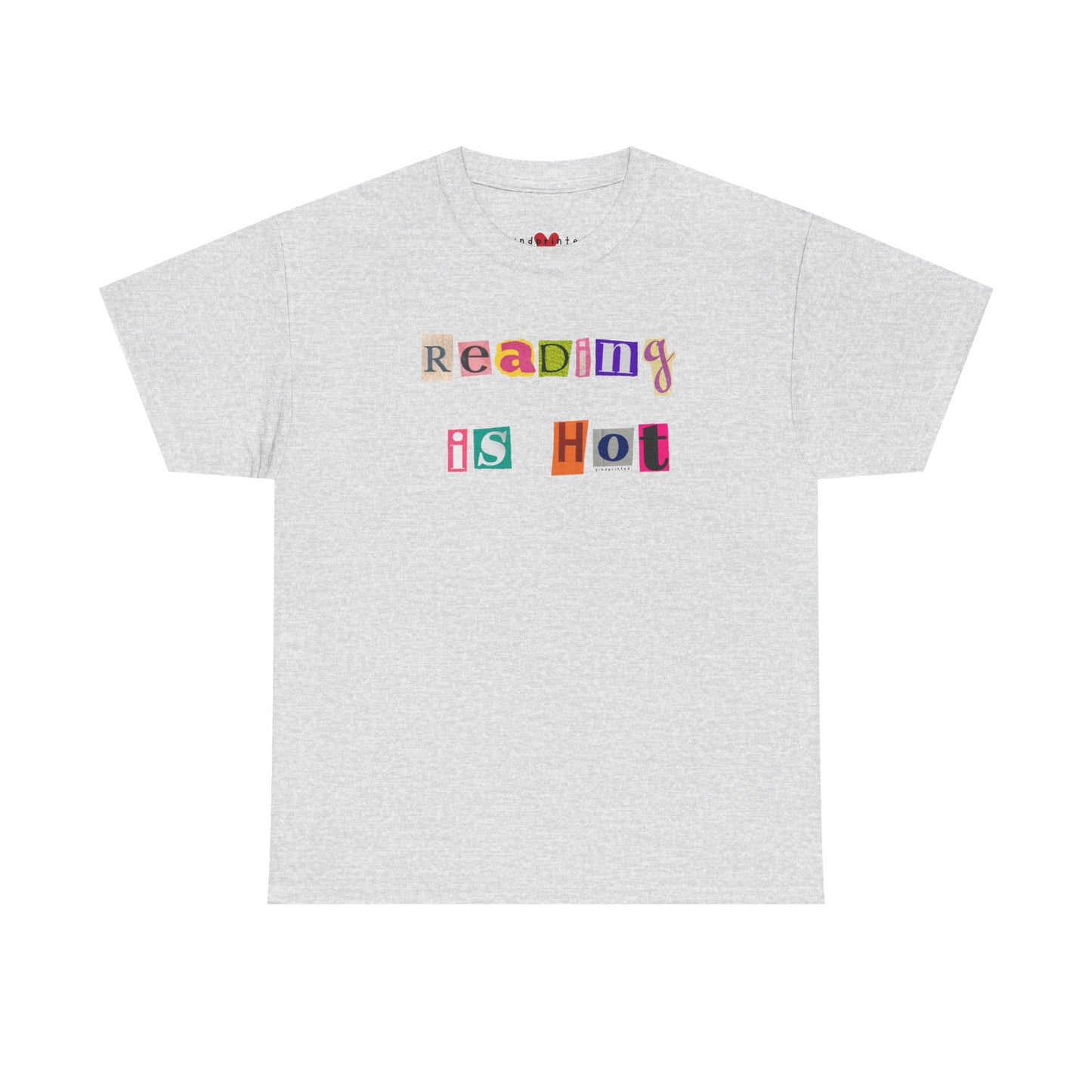 "Reading Is Hot" Unisex Heavy Cotton Tee - Perfect for Book Lovers