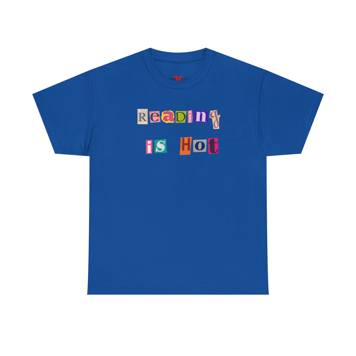 "Reading Is Hot" Unisex Heavy Cotton Tee - Perfect for Book Lovers