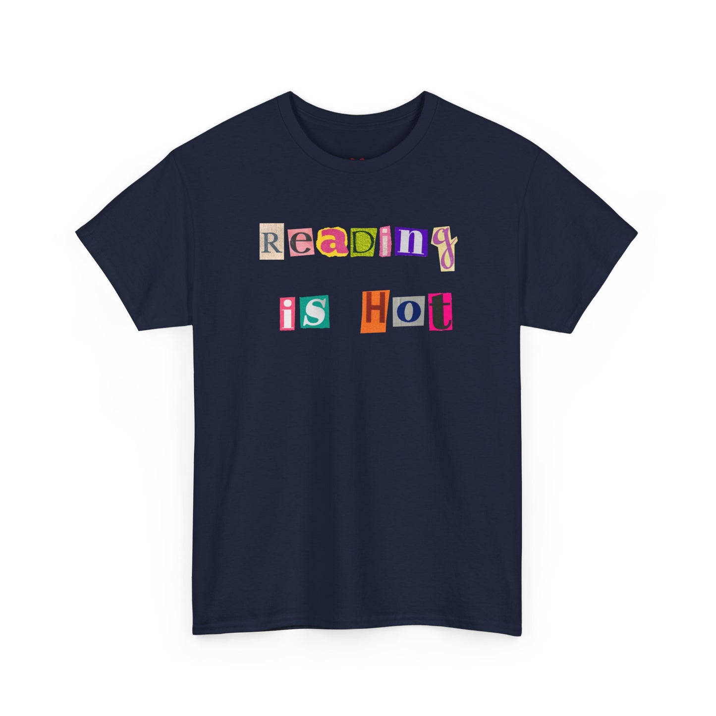 "Reading Is Hot" Unisex Heavy Cotton Tee - Perfect for Book Lovers