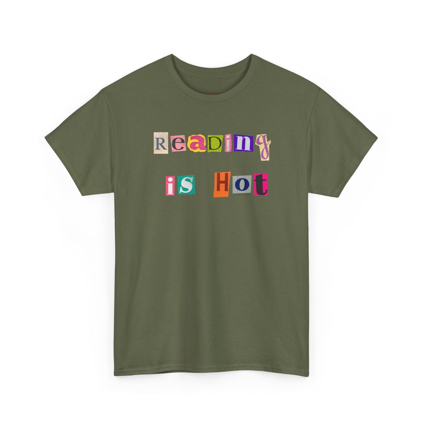 "Reading Is Hot" Unisex Heavy Cotton Tee - Perfect for Book Lovers