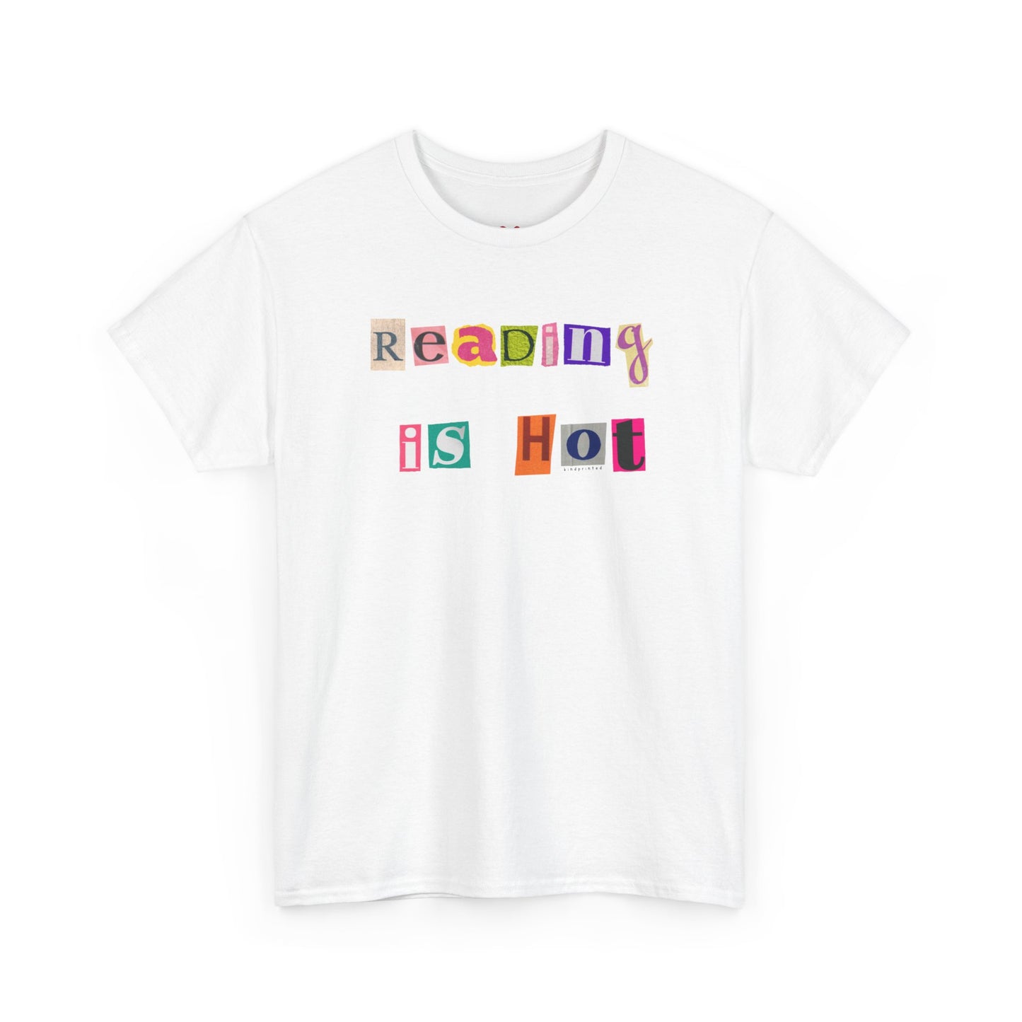 "Reading Is Hot" Unisex Heavy Cotton Tee - Perfect for Book Lovers