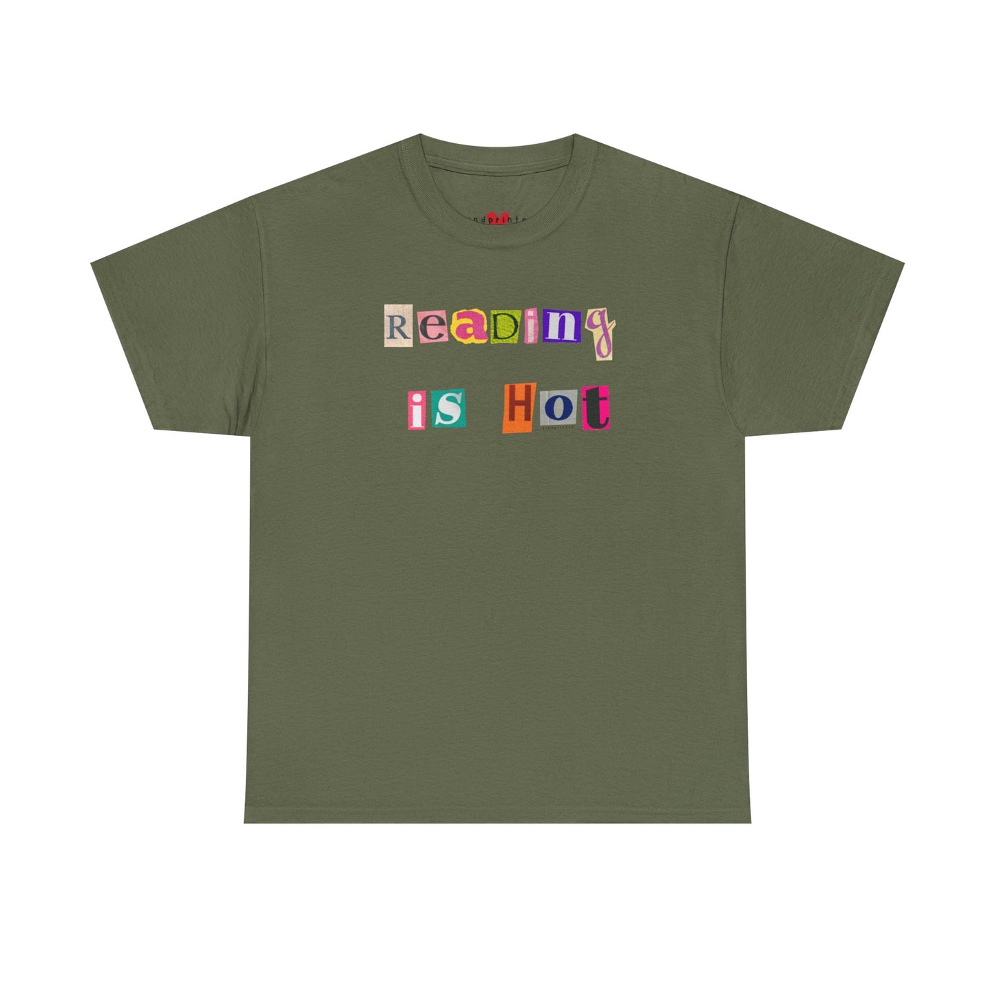 "Reading Is Hot" Unisex Heavy Cotton Tee - Perfect for Book Lovers
