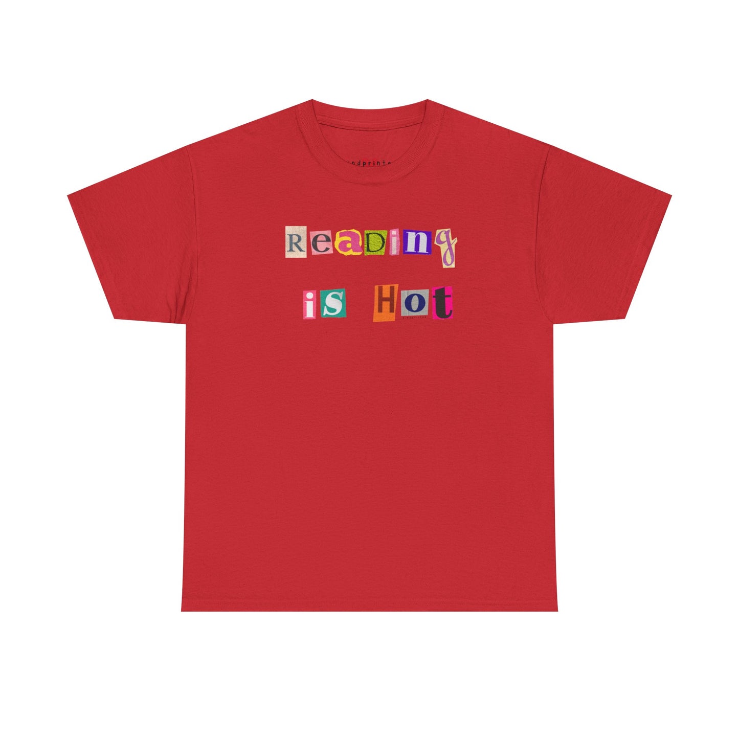 "Reading Is Hot" Unisex Heavy Cotton Tee - Perfect for Book Lovers