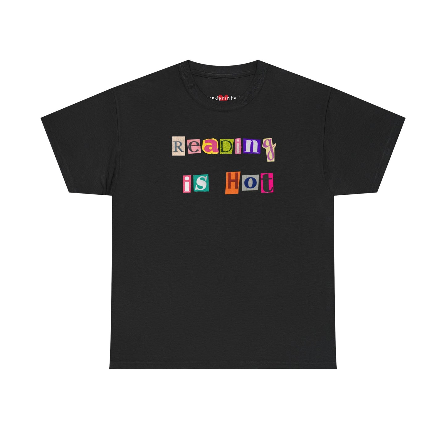 "Reading Is Hot" Unisex Heavy Cotton Tee - Perfect for Book Lovers