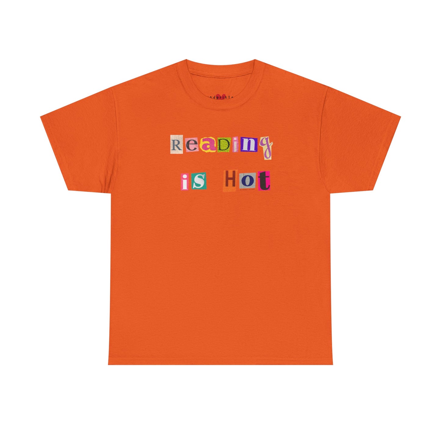 "Reading Is Hot" Unisex Heavy Cotton Tee - Perfect for Book Lovers