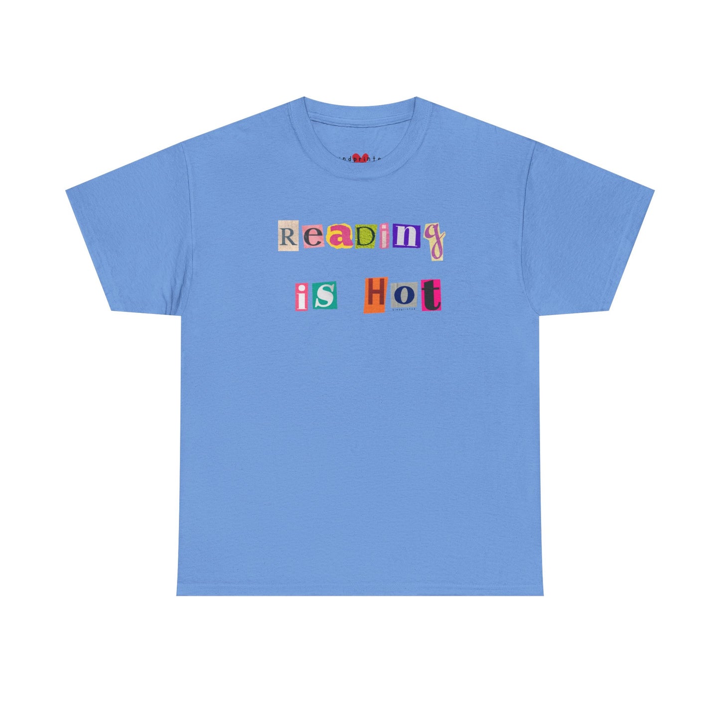 "Reading Is Hot" Unisex Heavy Cotton Tee - Perfect for Book Lovers
