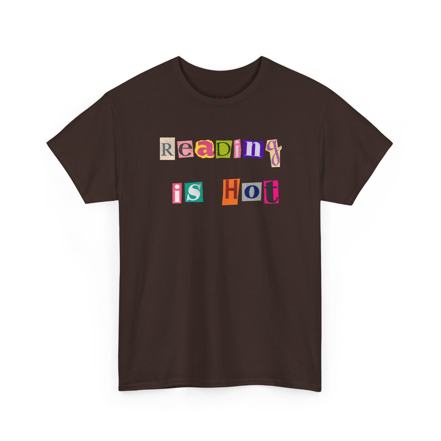 "Reading Is Hot" Unisex Heavy Cotton Tee - Perfect for Book Lovers