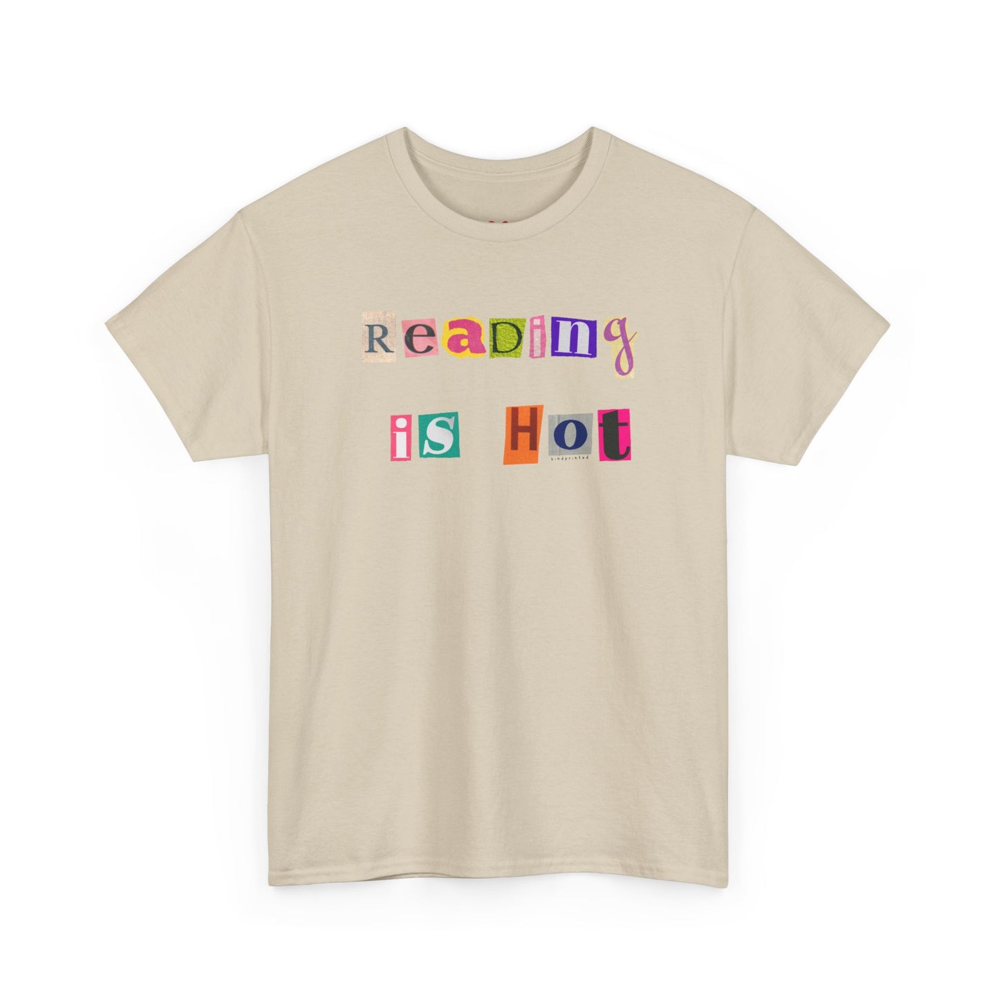 "Reading Is Hot" Unisex Heavy Cotton Tee - Perfect for Book Lovers