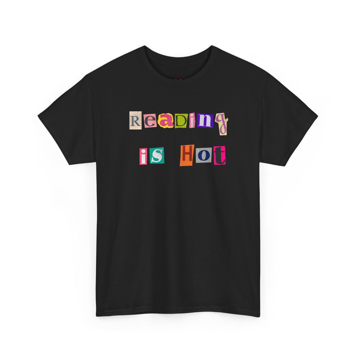 "Reading Is Hot" Unisex Heavy Cotton Tee - Perfect for Book Lovers