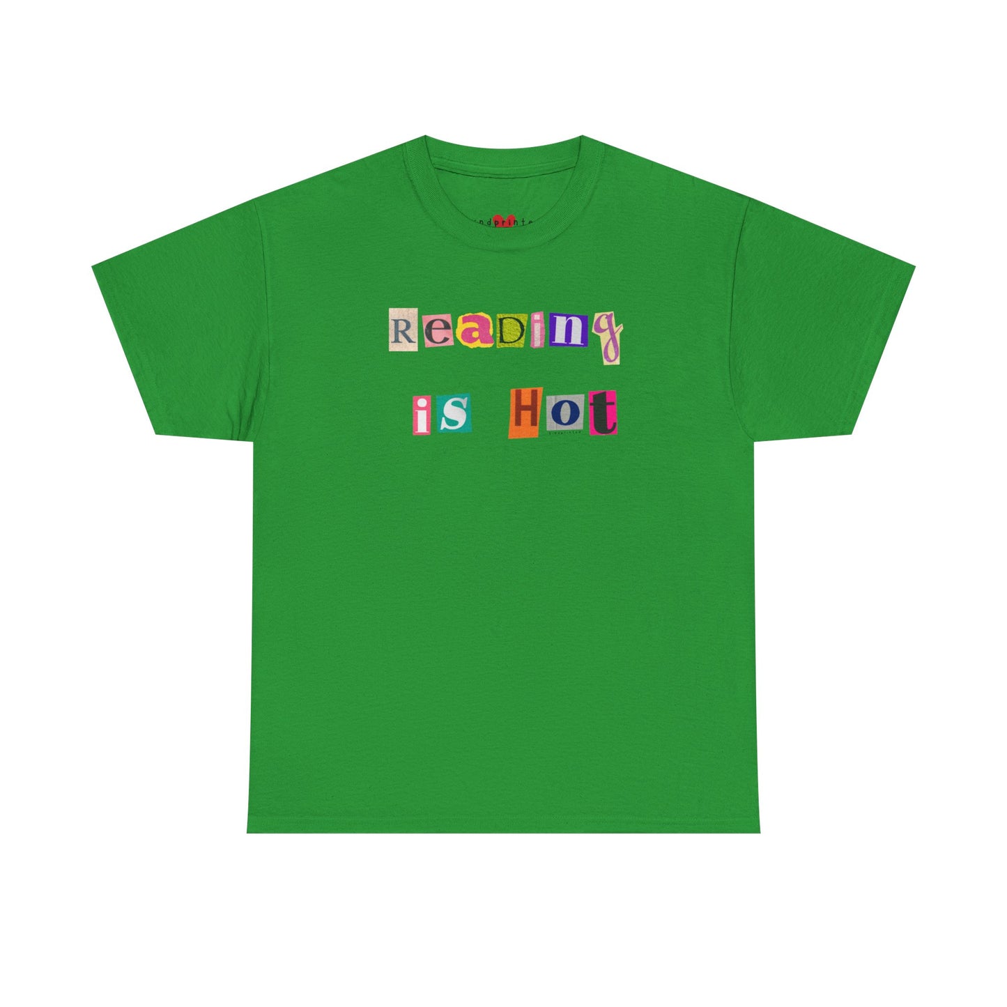 "Reading Is Hot" Unisex Heavy Cotton Tee - Perfect for Book Lovers