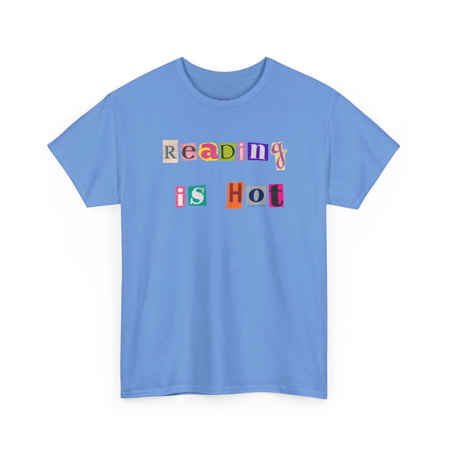 "Reading Is Hot" Unisex Heavy Cotton Tee - Perfect for Book Lovers