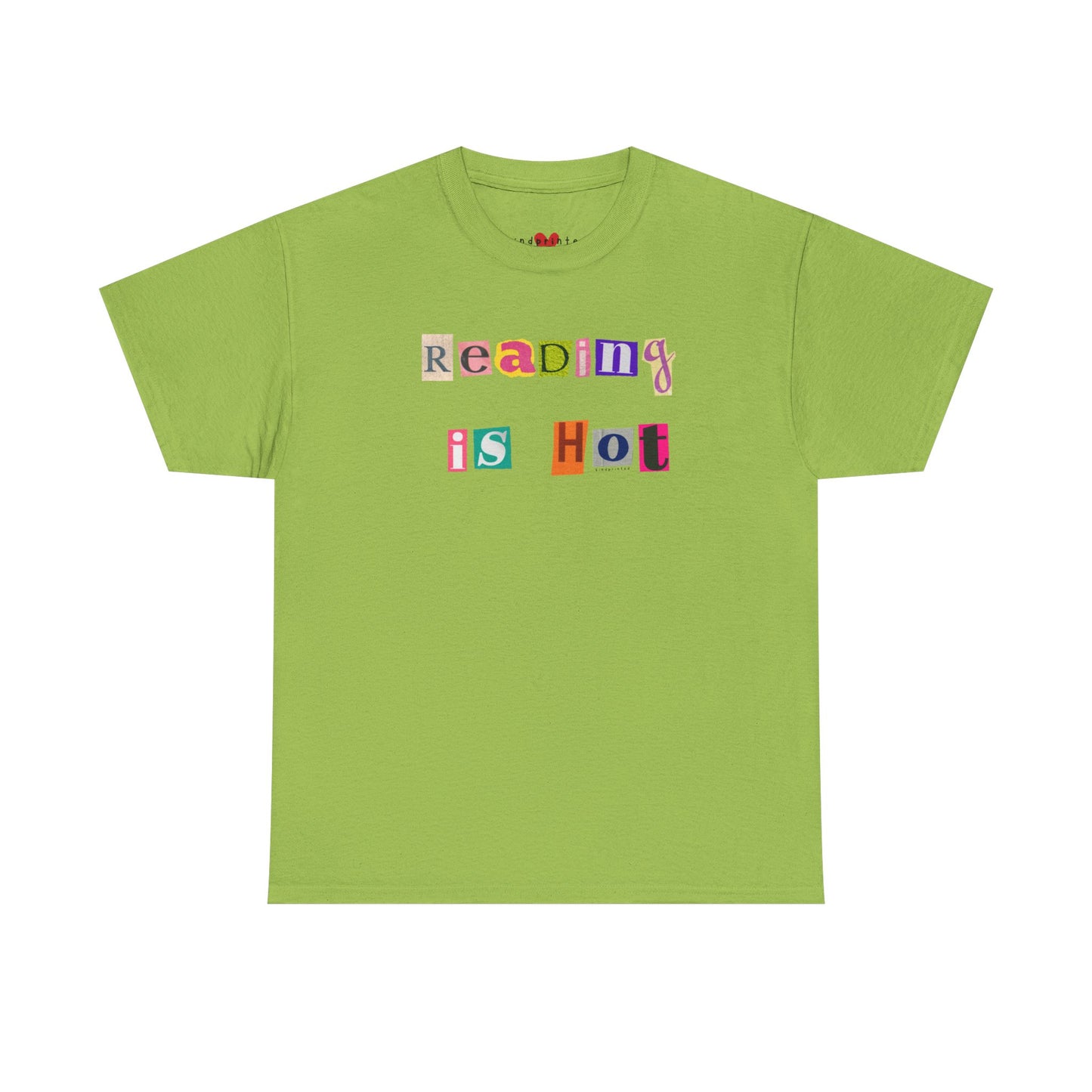 "Reading Is Hot" Unisex Heavy Cotton Tee - Perfect for Book Lovers