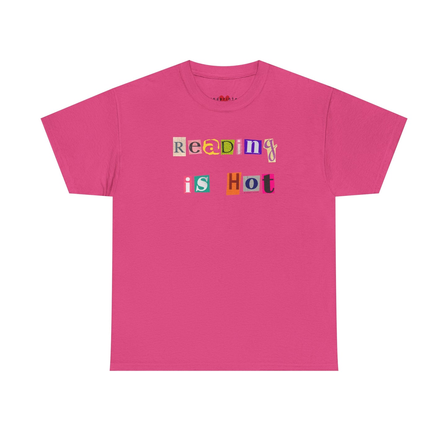 "Reading Is Hot" Unisex Heavy Cotton Tee - Perfect for Book Lovers