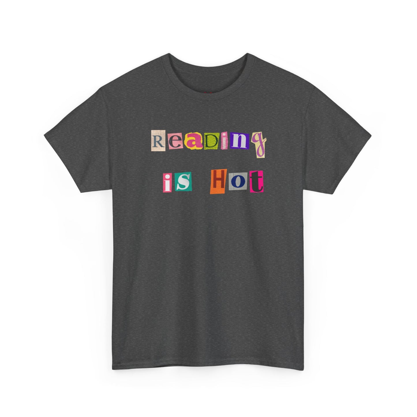 "Reading Is Hot" Unisex Heavy Cotton Tee - Perfect for Book Lovers