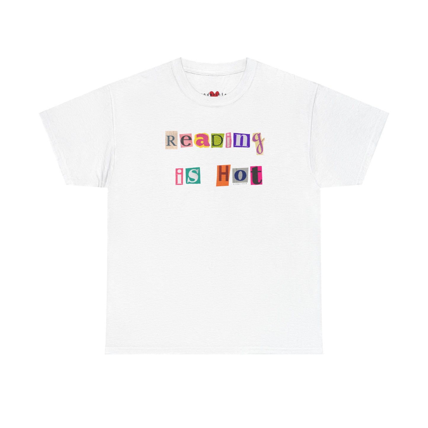 "Reading Is Hot" Unisex Heavy Cotton Tee - Perfect for Book Lovers