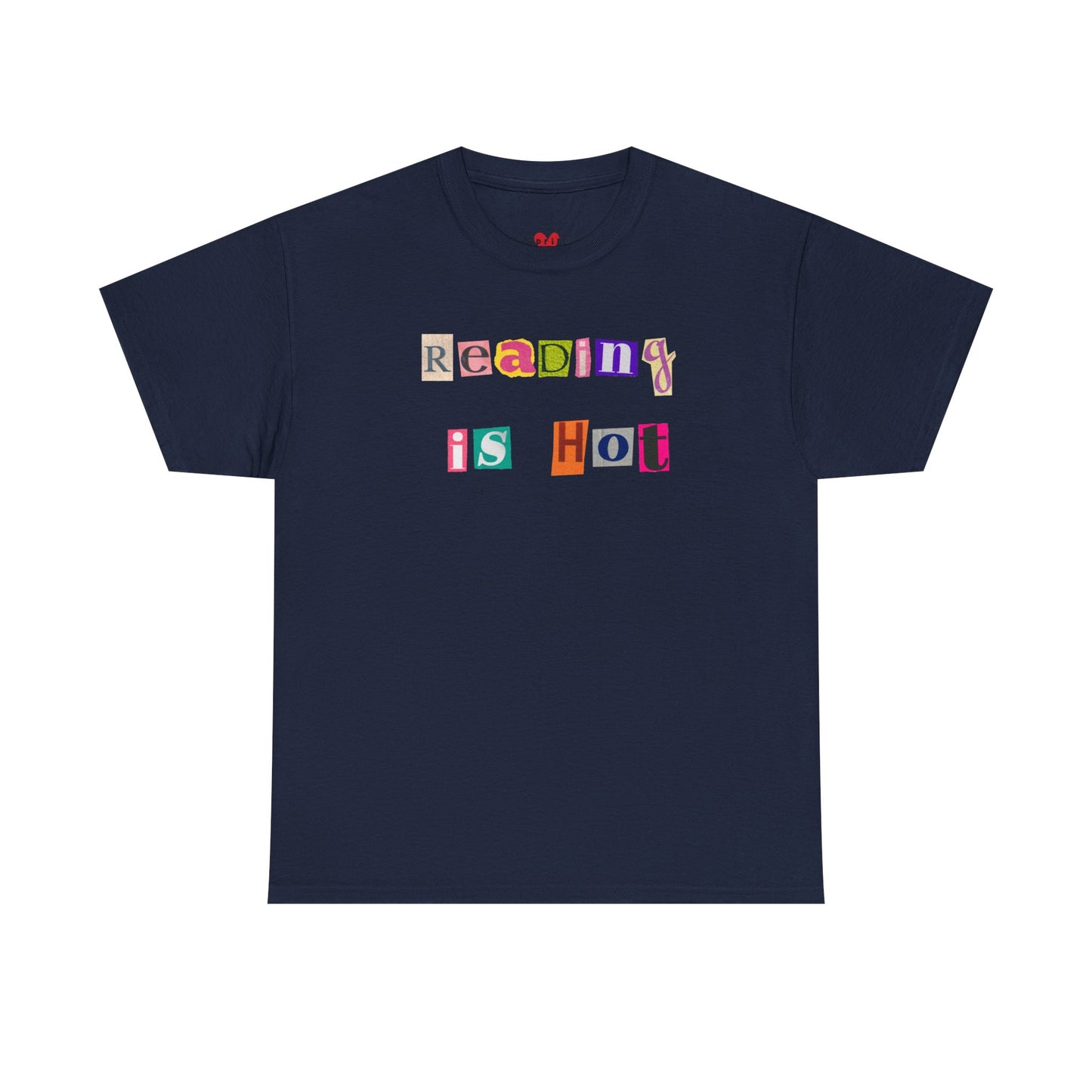 "Reading Is Hot" Unisex Heavy Cotton Tee - Perfect for Book Lovers