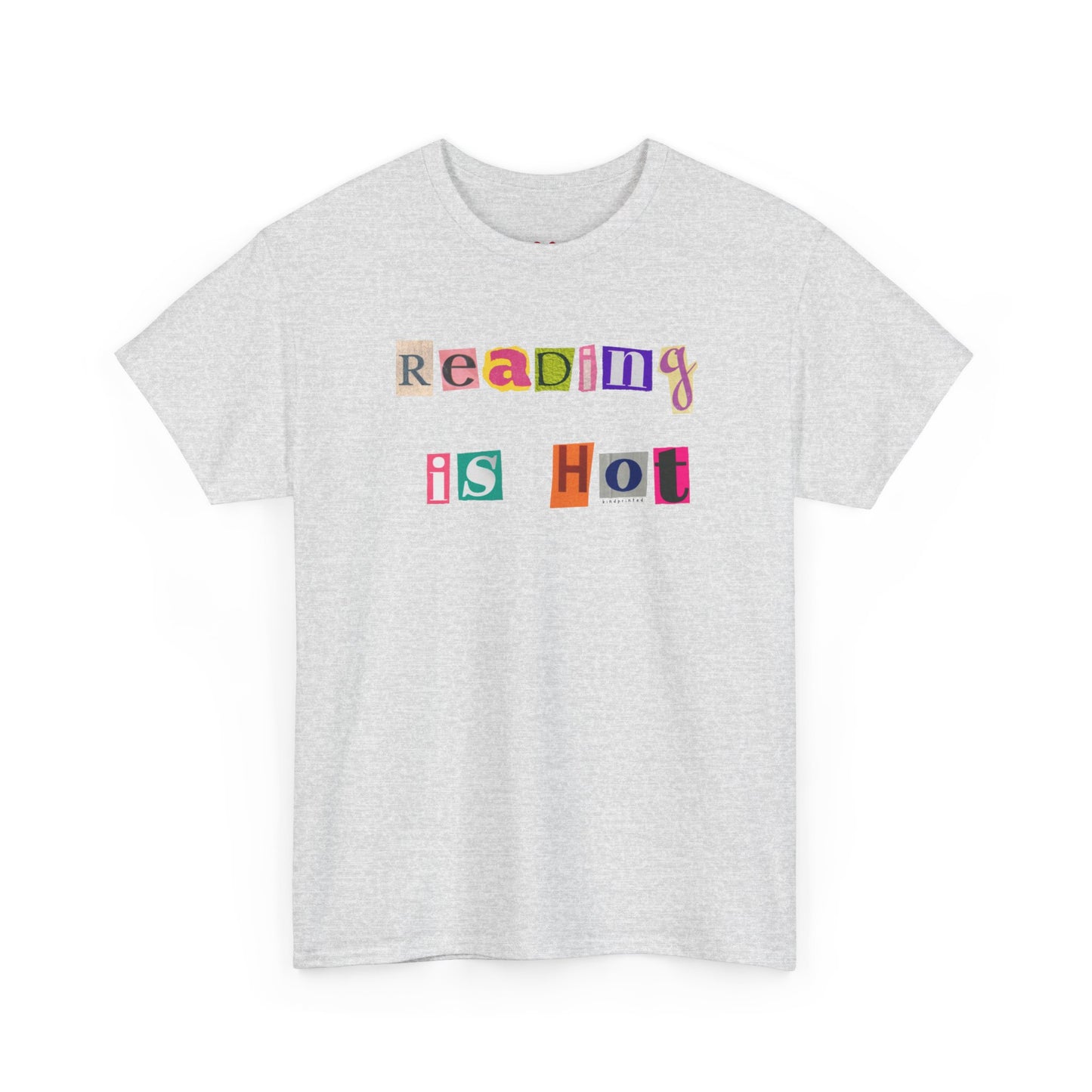 "Reading Is Hot" Unisex Heavy Cotton Tee - Perfect for Book Lovers