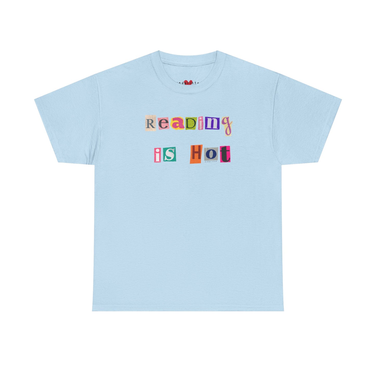 "Reading Is Hot" Unisex Heavy Cotton Tee - Perfect for Book Lovers