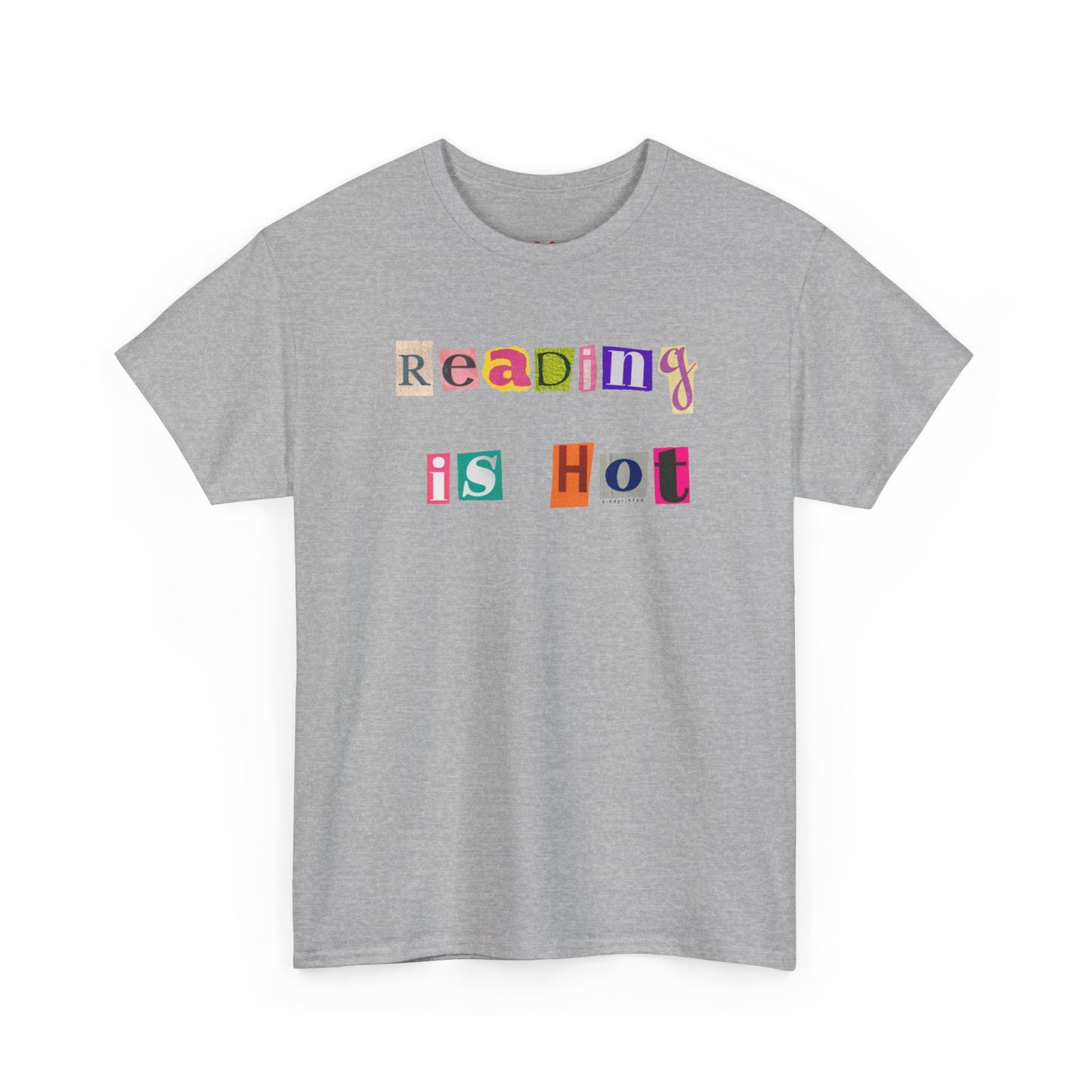 "Reading Is Hot" Unisex Heavy Cotton Tee - Perfect for Book Lovers