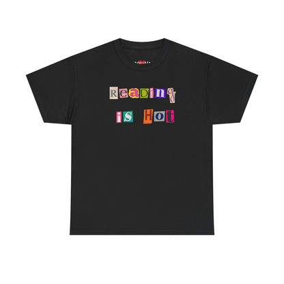 "Reading Is Hot" Unisex Heavy Cotton Tee - Perfect for Book Lovers