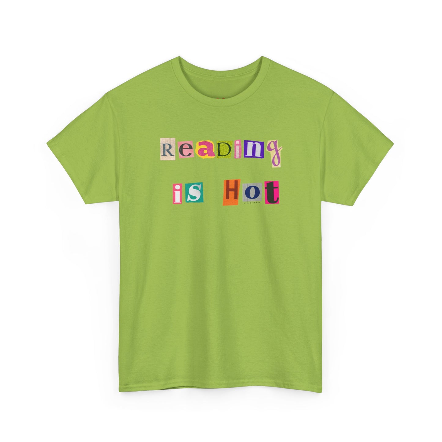 "Reading Is Hot" Unisex Heavy Cotton Tee - Perfect for Book Lovers