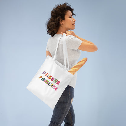 Customizable "Pilates Princess" Canvas Tote Bag with Names & Numbers