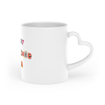 Heart-Shaped "In My Self Care Era" Mug - Perfect Gift for Self-Care Lovers