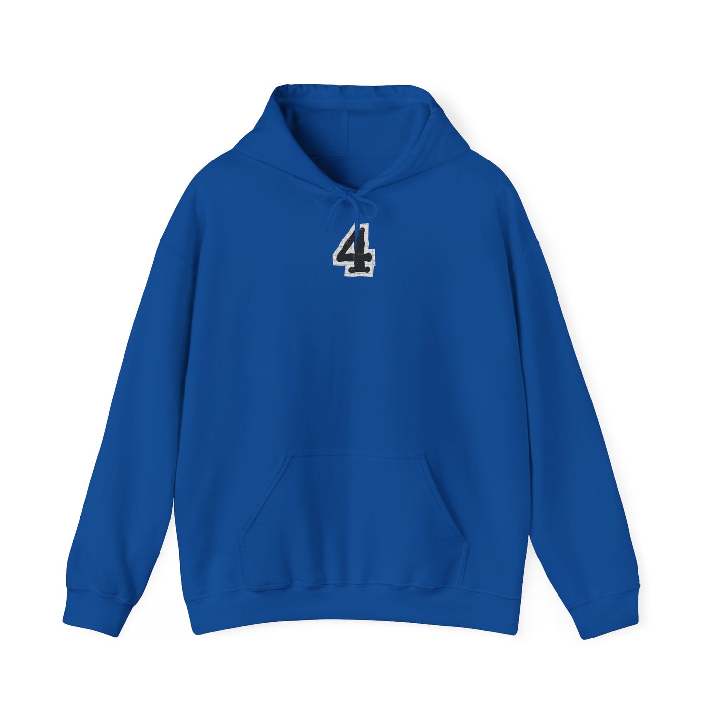 Chic "4" Unisex Hooded Sweatshirt with Bold Graphic Design