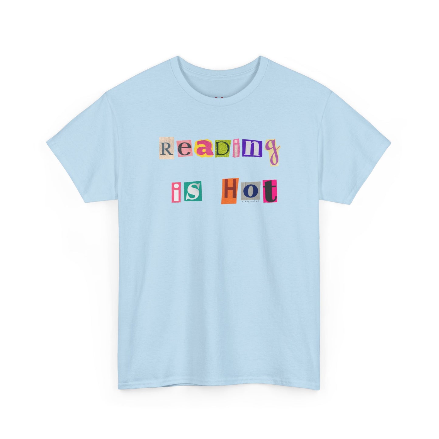 "Reading Is Hot" Unisex Heavy Cotton Tee - Perfect for Book Lovers