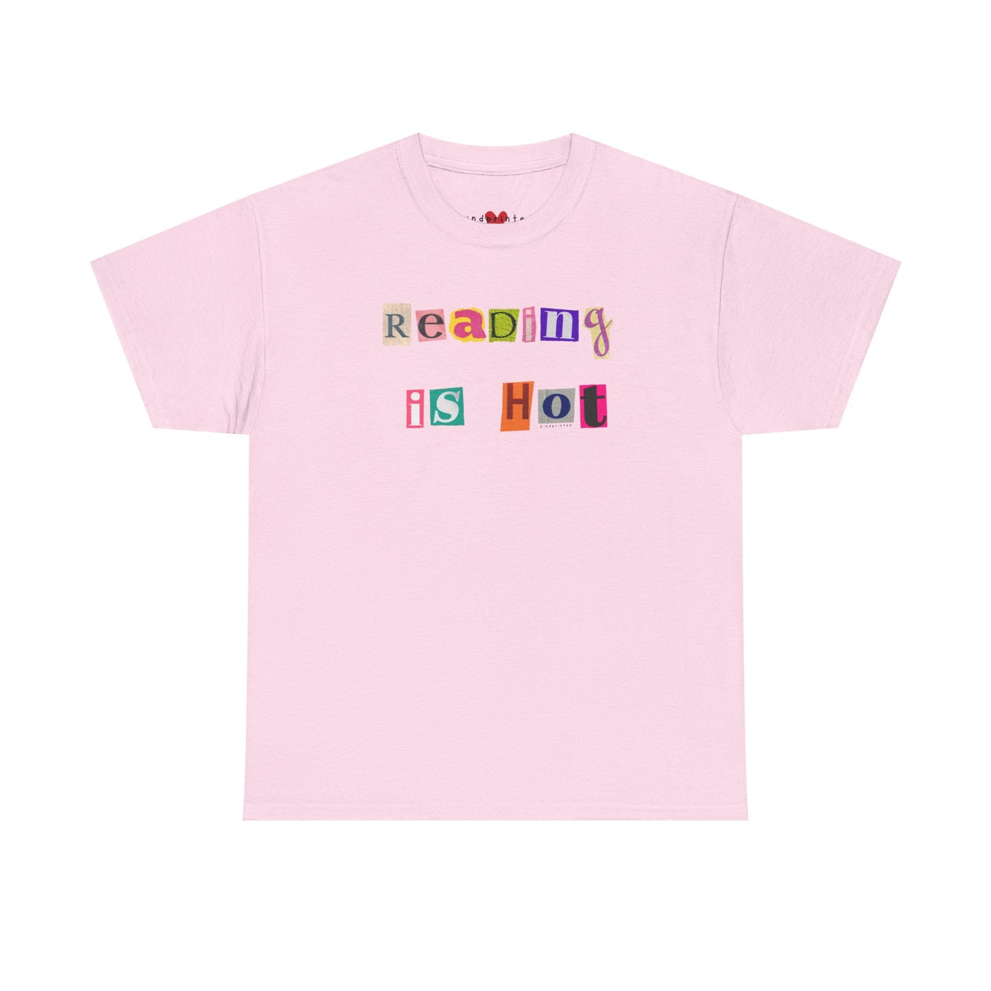 "Reading Is Hot" Unisex Heavy Cotton Tee - Perfect for Book Lovers